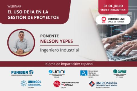 UNINCOL organiza el webinar «El uso de IA en la Gestión de Proyectos»